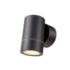 COB LED와 야드 동안 검은 주택과 따뜻한 화이트 색 IP65 야외이 벽부착 조명등