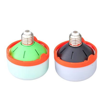 새로운 디자인 빠른 충전 높은 전력 긴 작업 시간 LED 비상 전구 E27 B22 기본 높은 밝기