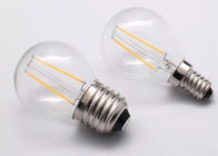 G45 4개 와트 필라멘트 LED 전구 E27 3300K 유리 저전력 소비