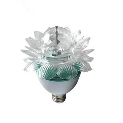 Cri70 E27 또는 B22 Led 로터스 램프 회전 플라스틱 확장 꽃 마술 파티