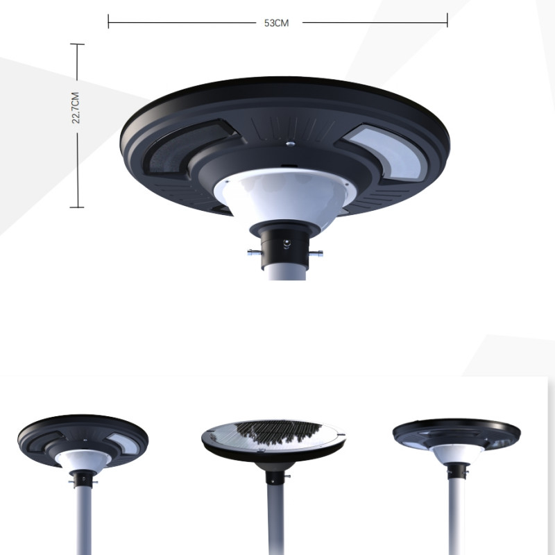 고품질 태양 UFO 정원 라이트 RGB 색상 빛 센서 및 정원 공원 및 도로용 원격 컨트롤러