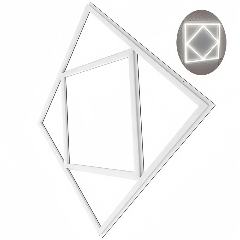 DIY 디자인 595x595 실내 엣지 조명 사무실 쇼핑몰을 위한 LED 렉세스 판 프레임 조명