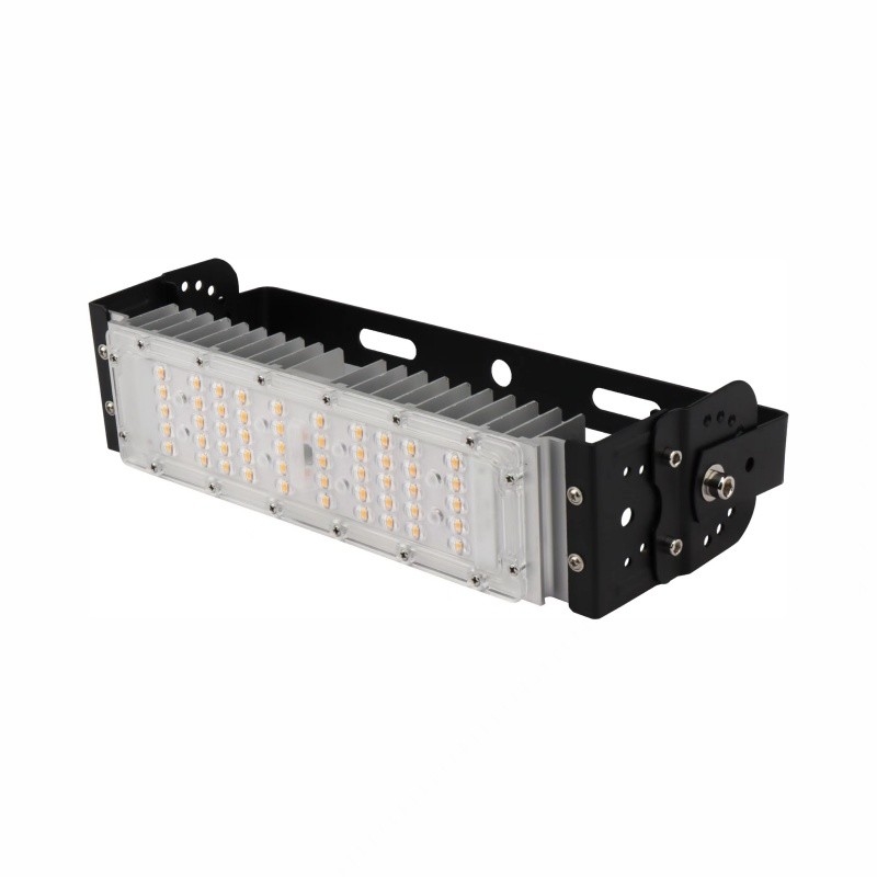 50w 100w 150w 200w 고전력 LED 모듈형 플라드 라이트 조정 가능한 브래킷 IP66 실내 및 외부 조명에 적합