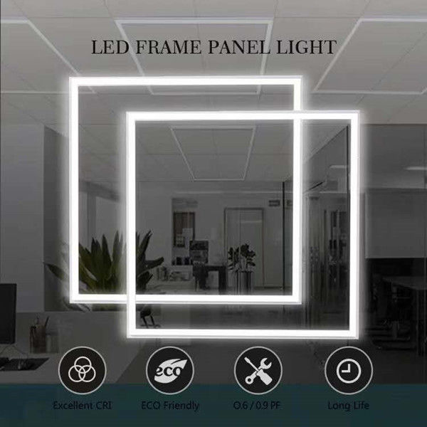 사무실 및 쇼핑 센터용 LED 패널 프레임 라이트 스퀘어 버전